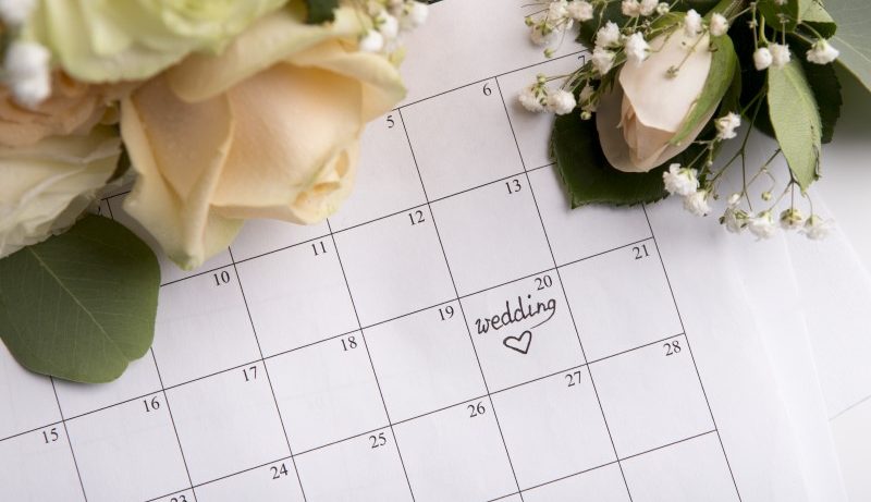 Como escolher a data do seu casamento